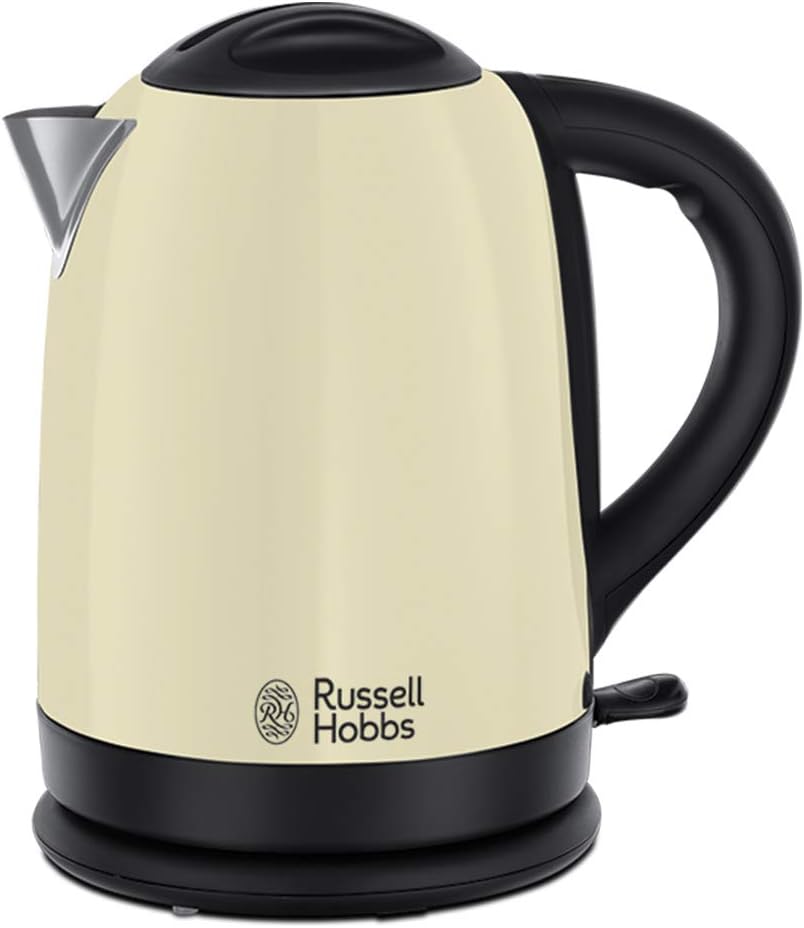 Russell Hobbs Dorchester Kettle, 1.7 Litre, 3000 W, Cream Amazon.co.uk