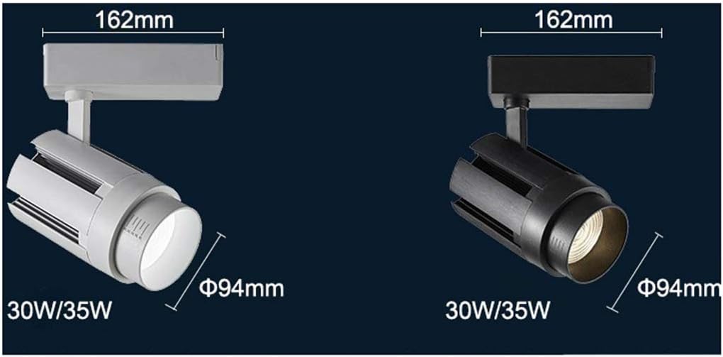 35w LED de alto grado Foco con zoom Zoomable Astigmatismo Tienda de ropa  Tienda Sala de exposición Ventana Luz de COB color : Blanco-5000K  Iluminación de interior Iluminación futakuchi-hakata.com