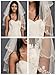 Passat Diamond White Embroidered Branches And Punch-Applique Flowers Lace Wedding Veils For Bridal 137