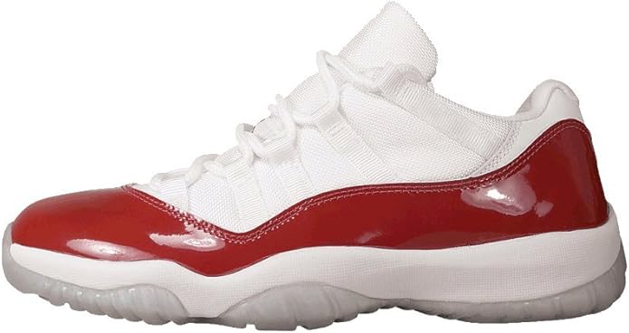 Amazon.com | Air Jordan 11 Low Varsity Red 2016 White/Varsity Red-Black 528895-102 (11) | Basketball