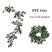 Pauwer 2 Pack Artificial Willow Leaves Vine Silk Fake Hanging Greenery Garland Willow Twigs Plant Foliage for Wedding Party Wreath Wall Indoor Outdoor Decor(A)