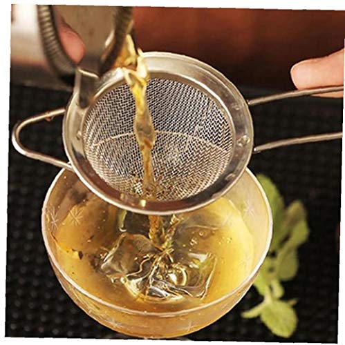 Case Cover Barsieb 1 Packung Edelstahl Lebensmittel Sieb Bar Sieb Fine Mesh-sieb Sieb Saft Sieb Teesieb Spitzsieb Griff – Bild 4