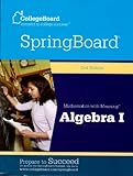 College Board Spring Board Math with Meaning Algebra 1