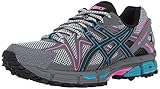 ASICS Womens Gel-Kahana 8 Running Shoe, Black/Island Blue/Pink Glow, 10 Medium US