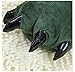 FashionFits Unisex Soft Plush Home Slippers Animal Costume Paw Claw Shoes Green L