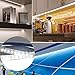 HitLights LED Strip Lights Cool White 5000K, 16.4ft High Density 12V Tape Light, UL-Listed, 600 LEDs, 300Lm/ft, Flexible Dimmable Rope Lights for Bedroom, Kitchen, Cabinet (Power Source Not Included)