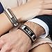 Misfit Ray Bracelet Fusion - fitjewels Leather Replacement Band - Available Colors Black, Gold and Gray
