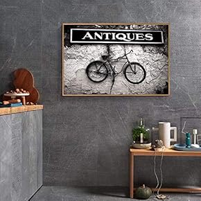 Floating Framed for Living Room Bedroom Black and...