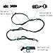 Hands Free Dog Leash with Dual Bungees, Shock Absorbing Dual Handle Running Dog Leash for up to 120 lbs Large Dogs