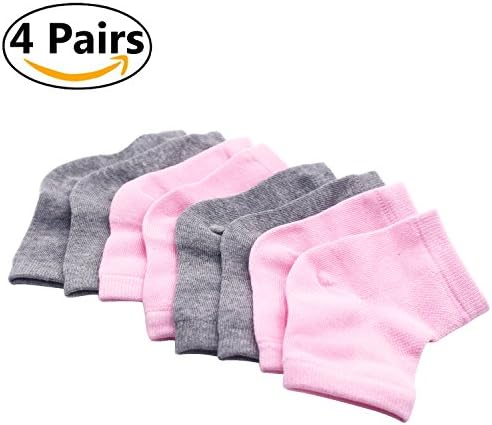 Hooggle Ventilate Heel Sock, Open Toe Socks, Foot Care Socks for Dry Cracked Skin, Moisturizing Foot Cover ¡­