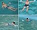 Leegoal TM 1 Pair Water Aerobic Exercise Foam Dumbbells Pool Resistance, Water Fitness Exercises Equipment for Weight Loss,Blue