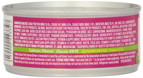 FRISKIES CLASSIC PATE SALMON DINNER, 5.5 OZ