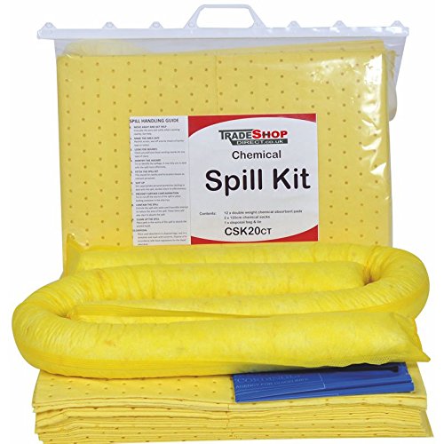20 Ltr Chemical Spill Kit - Clip Close Carry Bag