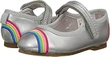 Carter's Girls' Alvina Ballet Flat, Silver, 11 M US Little Kid