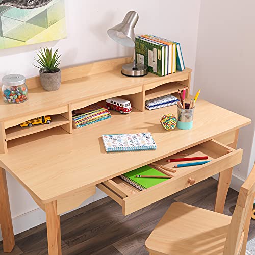 KidKraft Avalon Wooden Children's Desk with Hutch, Chair and