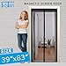 Magnetic Screen Door ,Full Frame Velcro,3 Sizes Avaliable to Fits Door Up To 46