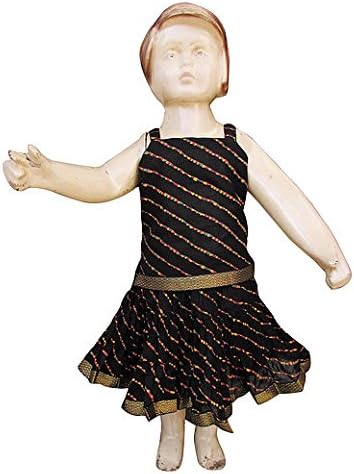 Flawn't Leheriya Print Cotton Lehenga Choli For Toddler Girls