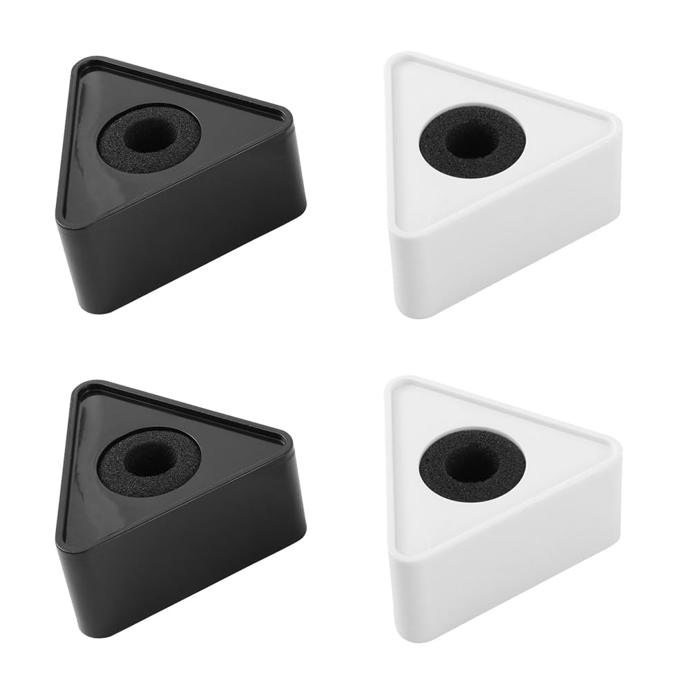 ORFOFE Triangle Shaped Microphone Station Logos Abs Mic Flag Accessories for Interview and Ktv Use with Large Logo Display and Portable Design