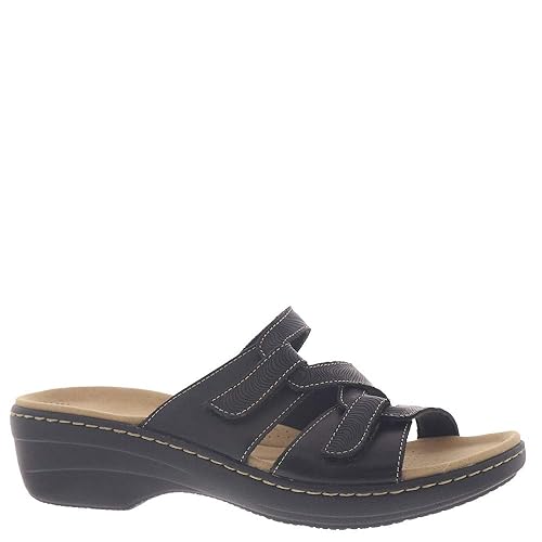 Clarks Women's Merliah Karli Sandal, Black, 5.5