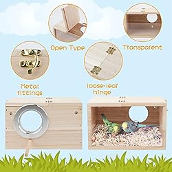 Rypet Parakeet Nesting Box Transparent Design, Bird