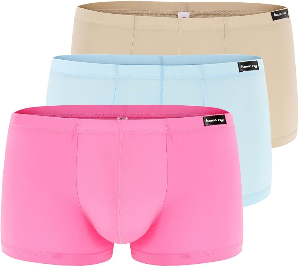 Sbra Mens Silk Boxer Underwear Sexy Lingerie Boxer Briefs Shorts Set