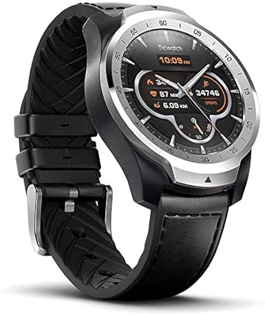 Ticwatch Pro, Premium Smartwatch with Layered Display for Long Battery Life, NFC Payment and GPS Build-in, Wear OS by Google, Sleep Tracking, ...