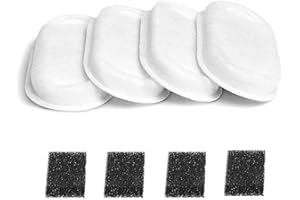 Nevie Fountain - Protect Your Cat from UTIs, Stones, and Kidney Disease with Purrify (Filter Cartridge + Filter Cotton (4+4))