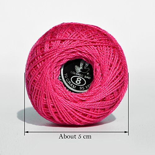 Crochet Thread Cotton Yarn Threads Balls 90 Balls Popular Rainbow