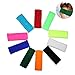 Kurtzy 10 Pack Fibre Sweatbands - Elastic Stretch Headbands for Men/Women - Sports Moisture Wicking Sweatbands for Athletics, Running, Cycling, Gym Workouts, Yoga, Basketball, Tennis, and Football