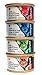 Solid Gold Five Oceans Grain-Free Wet Cat Food Variety Pack - 4 Flavors (SeaBream & Tuna, Shrimp & Tuna, Mackerel & Tuna, and Sardine & Tuna) - 3 oz Each (12 Total Cans)