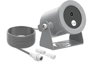 LINOVISION 4K Ultra HD Underwater Camera with Anti-Corrosion Coating, POE Network Camera with Intuitive Web GUI and Mobile APP, for Aquaculture Farms, Aquariums, Dams(33ft Cable)