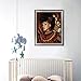 5D DIY Diamond Painting Full Drill, feilin African Woman DIY Embroidery Rhinestone Painting Cross Stitch Drill Wall Decoration Paintings Mosaic Home Decor 11.8x15.7inch (C, 11.8x15.7inch)