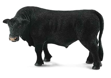 schleich black angus cow