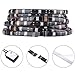 TINGKAM Waterproof 5050 SMD 32.8ft (10m) RGB LED Strip Light Kit, Color Changing Black PCB Rope Lights+20 Key RF Controller+ Power Supply for Home,Kitchen,Trucks,Sitting Room and Bedroom Decoration.