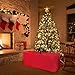 AmazingBag Christmas Tree Storage Bag. Heavy-Duty 600D Oxford Material Durable Reinforced Handles, Zipper, Waterproof (Red, Fits A 7.5FT Tree)