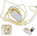 Crystal Diamond Slipper Jewelry USB Flash Drive with Necklace:8GB(Gold)