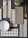 DII Assorted Woven, Kitchen Dishtowel Set, 18x28, Brown, 5 Piece