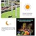 2pcs Garden Solar Lights Outdoor Solar Acrylic Bubble RGB Color Changing Solar Powered Garden Stake Lights for Garden Patio Backyard Pathway Decoration