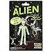 Off the Wall Toys Alien Glow-in-the-Dark Bendable Keychain