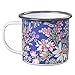 V&A Enamel Mug by Kilburn, Blue