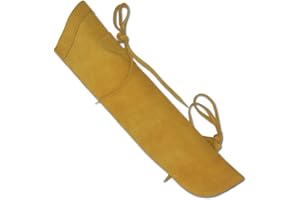 CarolUSA Suede Leather Bass Bow Quiver, Musical Instruments, String Bass Parts, Orchestral, Upright Basses, Guitar & Bass Instrument Accessories Bags & Cases