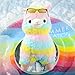Alpacasso 14'' Rainbow Plush Alpaca, Cute Stuffed Animals Toys.
