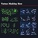 Airbin Glow in The Dark Stars Decals Stickers Pack of 446,408 Stars,1 Moon, 36 Meteor Tail and 1 Constellation Guide,Luminous Stars, Brightest Glowing Stars Decal, Wall Stickers for Kids