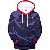 CHLOBLOM Adult Anime Cosplay Costume 3D Hoodie Novelty Pullover Sweatshirt