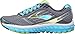 Brooks Women's Ghost 9 Silver/Blue Atoll/Lime Punch Running shoes - 9.5 B(M) US