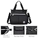 Tote Handbags,Crossbody Bags for Women,ZYSUN Nylon Lightweight Satchel Shoulder Bag (2-black)