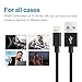 (4 Pack) Lightning Cable, 1FT 3FT 6FT 10FT Durable Lightning to USB Cable Nylon Braided Fast Charge and Data Sync Cord for iPhone X/8/8Plus/7/7 Plus/6s/6s Plus/6/6 Plus/5/5S/5C/SE/iPad and iPod