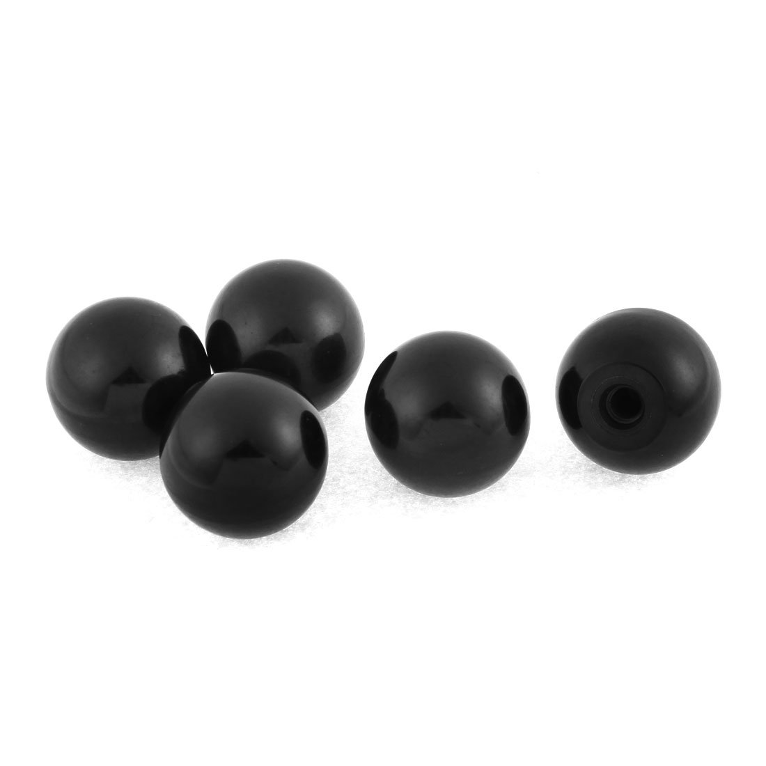 Sourcingmap Handle Controls Levers Ball Knob 40mm Diameter M8 Thread 5Pcs Black