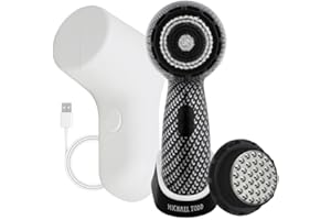 Michael Todd Beauty Soniclear Allure 2024 Best of Beauty Winner Facial Cleansing + Exfoliation Brush System with 3 speeds, Serum Infusion Head + Travel Case