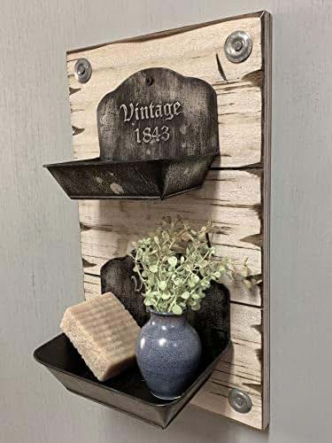 Amazon.com: VINTAGE SOAP DISH Wall Plaque on distressed ...